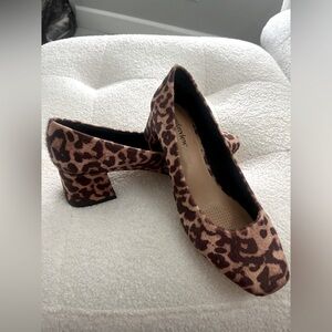 Perfect low heel leopard pumps perfect for this fall and winter wardrobe!
